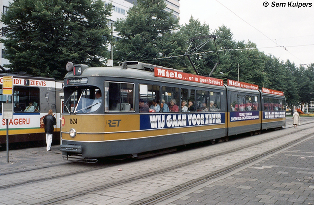 Foto van RET Rotterdamse Düwag GT8 1624 Tram door_gemaakt RW2014