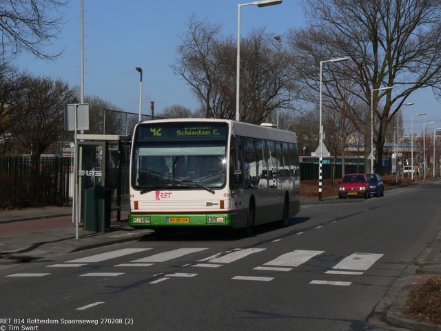 Foto van RET Den Oudsten B96 814 Standaardbus door tsov