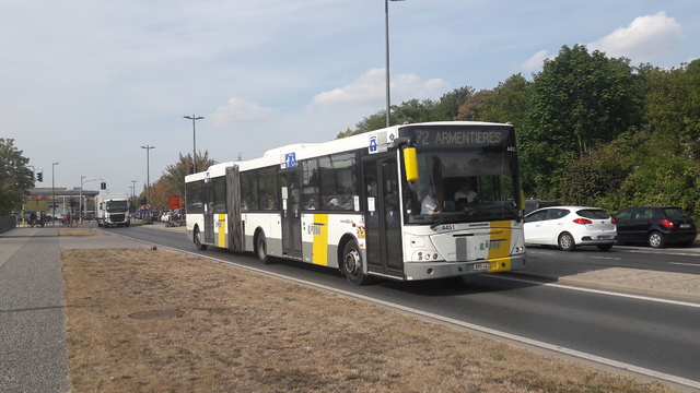 Foto van DeLijn Jonckheere Transit 2000 G 4451 Gelede bus door BusfanTom