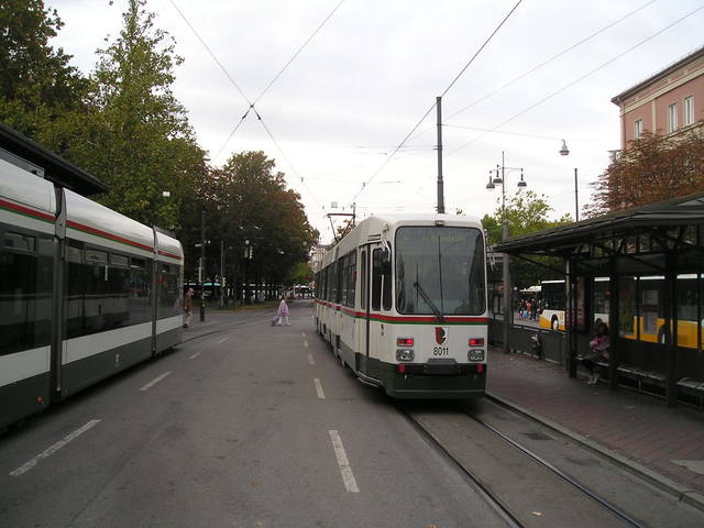 Foto van SWA Stadtbahnwagen M/N 8 8011 Tram door Perzik
