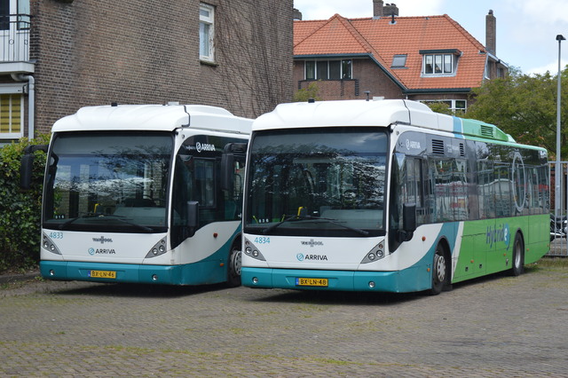 Foto van ARR Van Hool A300 Hybrid 4833 Standaardbus door wyke2207