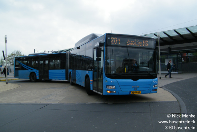 Foto van KEO MAN Lion's City G CNG 5255 Gelede bus door Busentrein
