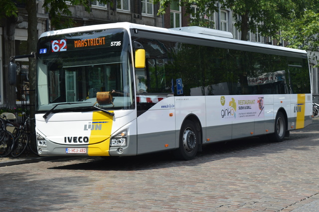 Foto van DeLijn Iveco Crossway LE (12mtr) 5735 Standaardbus door wyke2207