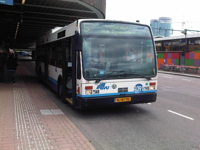 Foto van GVU Van Hool A300 LPG 4091 Standaardbus door stefan188