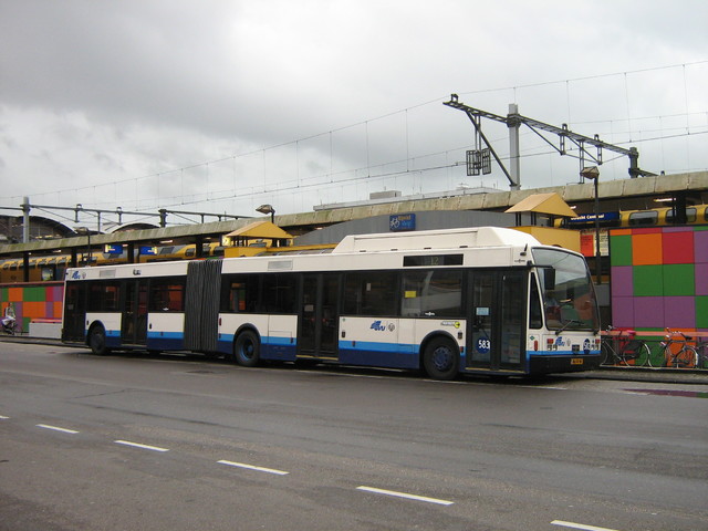 Foto van GVU Van Hool AG300 LPG 4583 Gelede bus door_gemaakt wmbrands