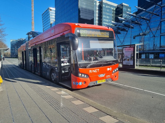 Foto van CXX VDL Citea SLFA-180 Electric 9751 Gelede bus door_gemaakt Tramspoor
