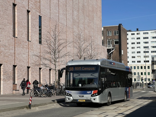 Foto van RET VDL Citea SLE-120 Hybrid 1254 Standaardbus door Stadsbus