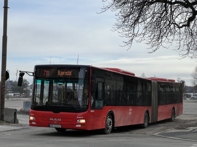Foto van UniBuss MAN Lion's City GL 1023 Gelede bus door Stadsbus
