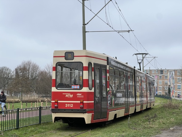 Foto van HTM GTL8 3112 Tram door Stadsbus
