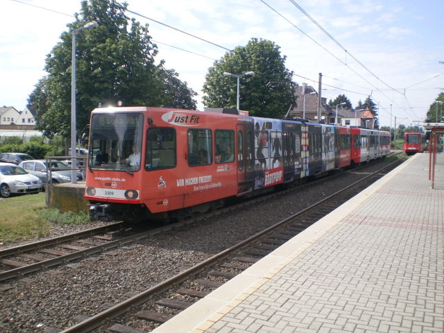 Foto van KVB Stadtbahnwagen B 2309 Tram door Perzik