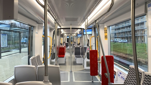 Foto van GVB 15G-tram (Urbos) 3014 Tram door_gemaakt Stadsbus
