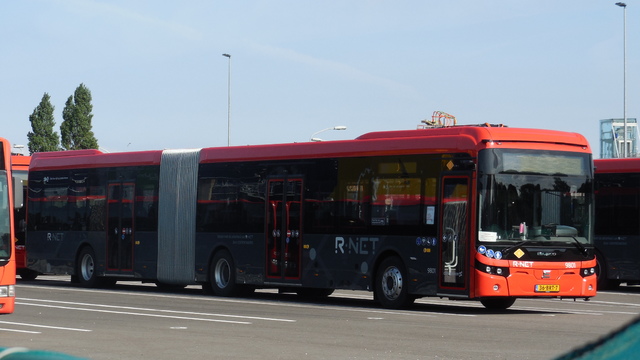 Foto van CXX Ebusco 2.2 (18mtr) 9801 Gelede bus door Stadsbus