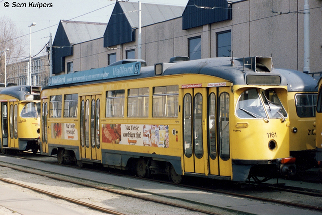 Foto van HTM Haagse PCC 1161 Tram door RW2014