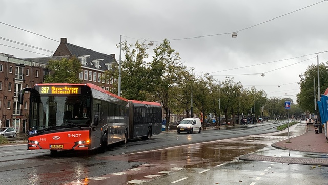 Foto van CXX Solaris Urbino 18 9303 Gelede bus door_gemaakt Stadsbus