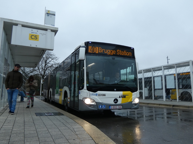Foto van DeLijn Mercedes-Benz Citaro G 651066 Gelede bus door Delijn821