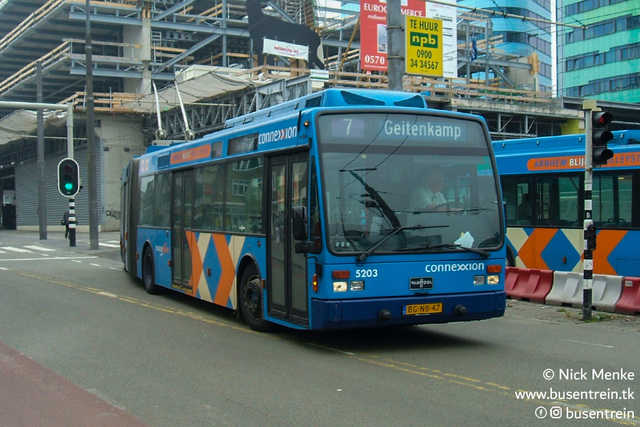 Foto van CXX Van Hool AG300T 5203 Gelede bus door_gemaakt Busentrein