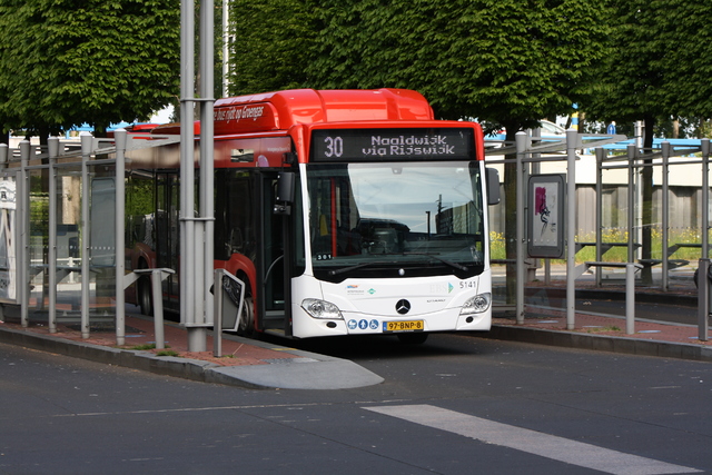 Foto van EBS Mercedes-Benz Citaro NGT Hybrid 5141 Standaardbus door Tramspoor