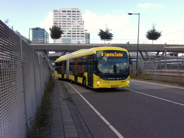 Foto van QBZ Heuliez GX437 ELEC 4801 Gelede bus door_gemaakt Lijn45