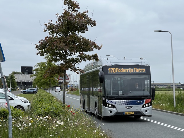 Foto van RET VDL Citea SLE-120 Hybrid 1284 Standaardbus door Stadsbus