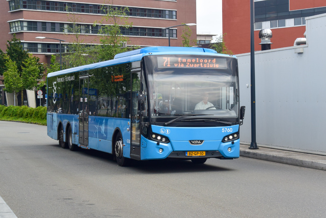 Foto van OVinIJ VDL Citea XLE-137 5760 Standaardbus door NLRail