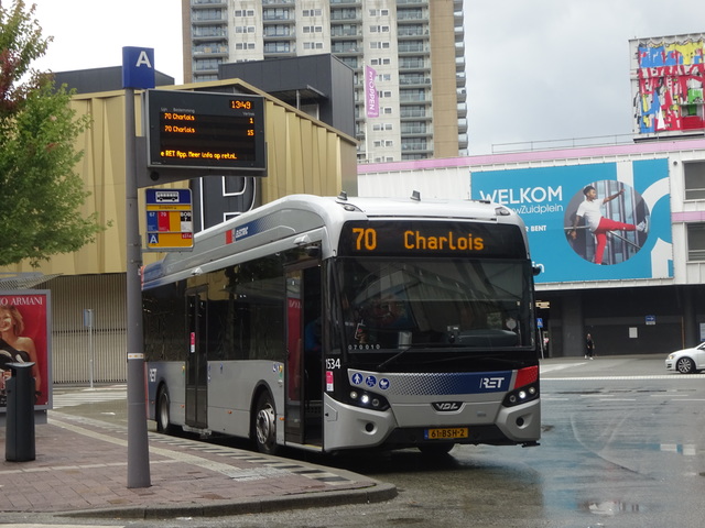 Foto van RET VDL Citea SLF-120 Electric 1534 Standaardbus door Rotterdamseovspotter