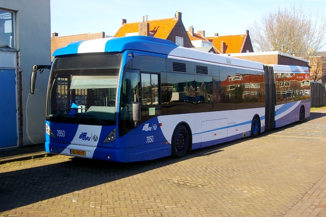 Foto van GVU Van Hool AG300 7850 Gelede bus door wyke2207