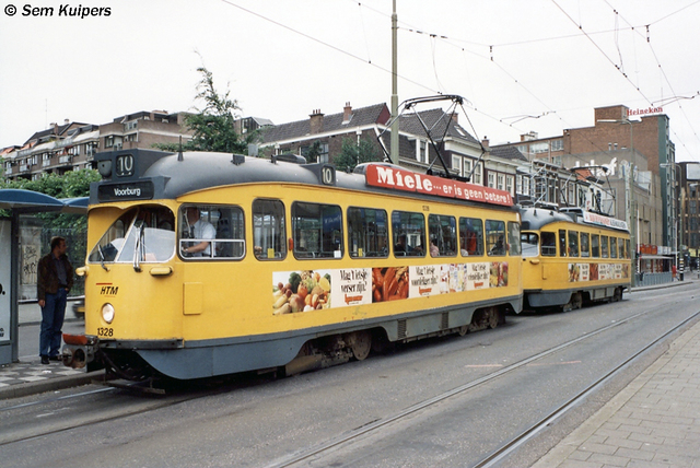Foto van HTM Haagse PCC 1328 Tram door RW2014