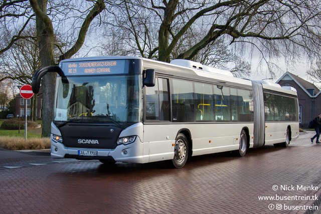 Foto van Tirtey Scania Citywide LFA 7700 Gelede bus door_gemaakt Busentrein