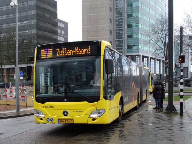 Foto van QBZ Mercedes-Benz Citaro G 4107 Gelede bus door_gemaakt Lijn45