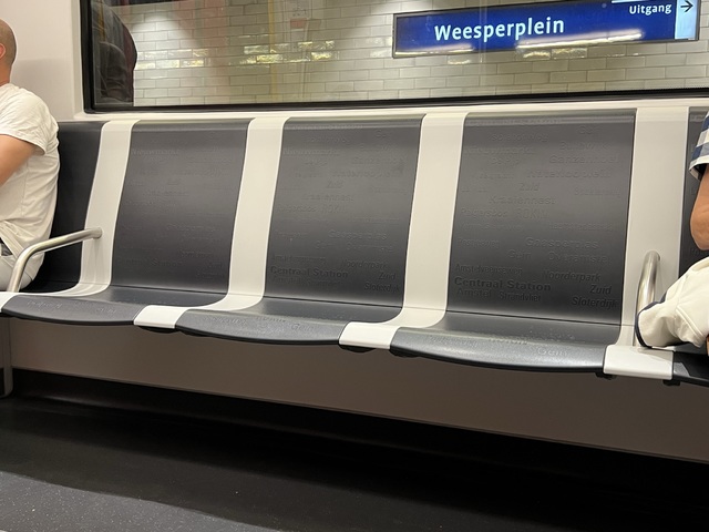 Foto van GVB M7 167 Metro door Stadsbus