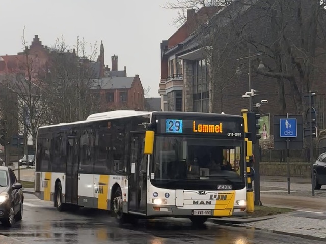 Foto van DeLijn MAN Lion's City 11055 Standaardbus door Ovzuidnederland