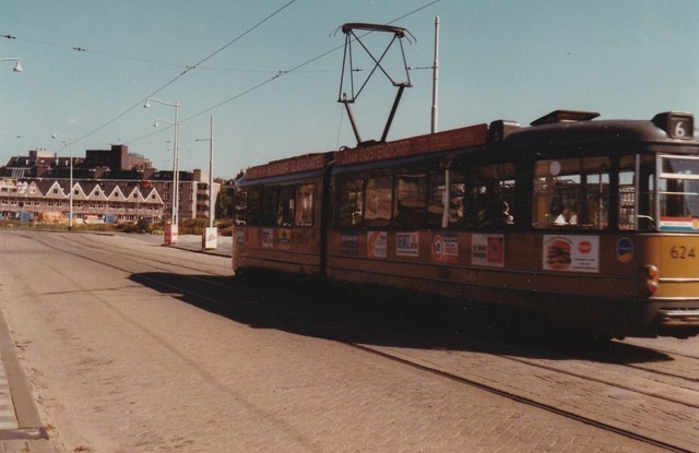 Foto van RET Düwag GT6 624 Tram door JanWillem