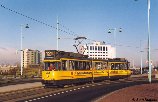 Foto van GVB 5G-Tram 663 Tram door RW2014
