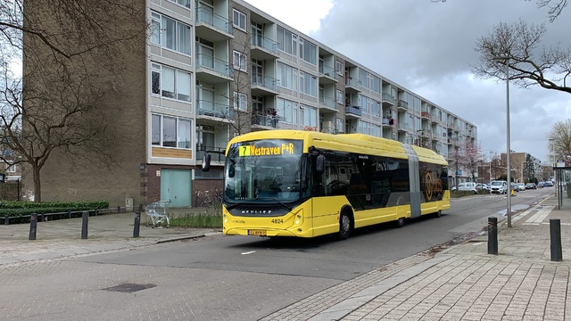 Foto van QBZ Heuliez GX437 ELEC 4824 Gelede bus door_gemaakt Stadsbus