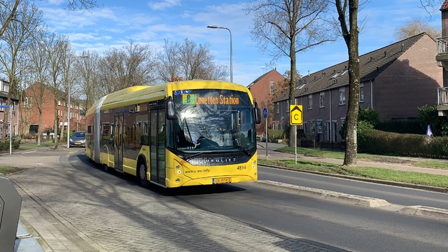 Foto van QBZ Heuliez GX437 ELEC 4814 Gelede bus door_gemaakt Stadsbus
