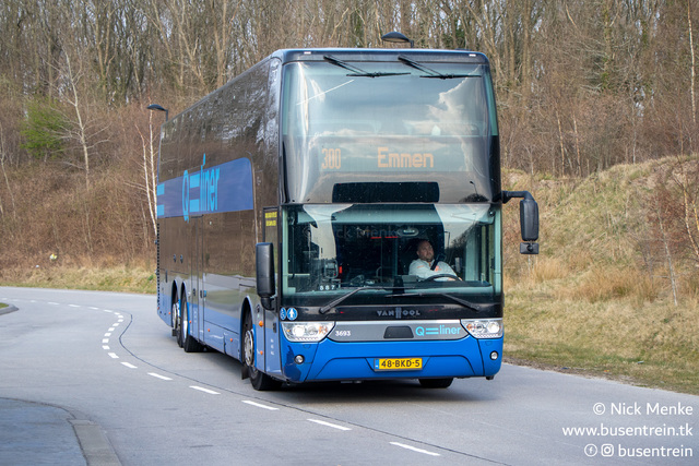 Foto van QBZ Van Hool Astromega 3693 Dubbeldekkerbus door Busentrein