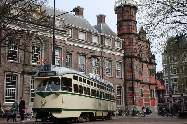 Foto van HOVM Haagse PCC 1022 Tram door_gemaakt Tramspoor