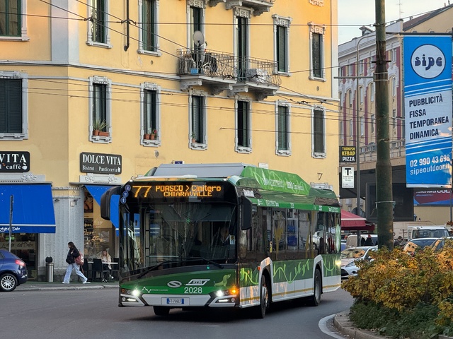 Foto van ATM Solaris Urbino 12 E 2028 Standaardbus door Stadsbus