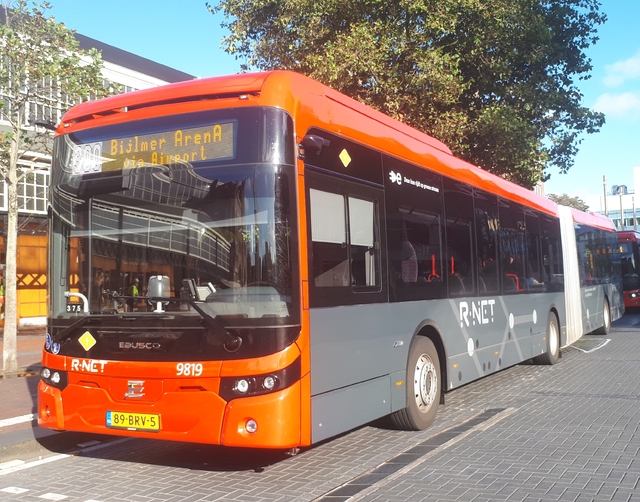 Foto van CXX Ebusco 2.2 (18mtr) 9819 Gelede bus door_gemaakt glenny82