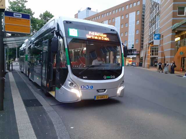 Foto van QBZ VDL Citea SLFA-181 Electric 3471 Gelede bus door Draken-OV