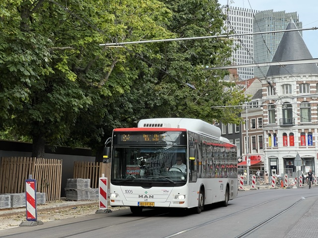 Foto van HTM MAN Lion's City CNG 1005 Standaardbus door_gemaakt Stadsbus