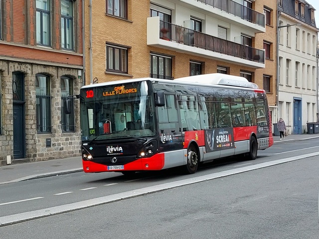 Foto van Ilevia Irisbus Citelis CNG (12mtr) 10287 Standaardbus door Jossevb
