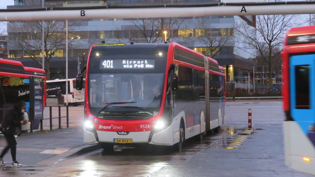 Foto van HER VDL Citea SLFA-181 Electric 9524 Gelede bus door TreinspotterUtrecht