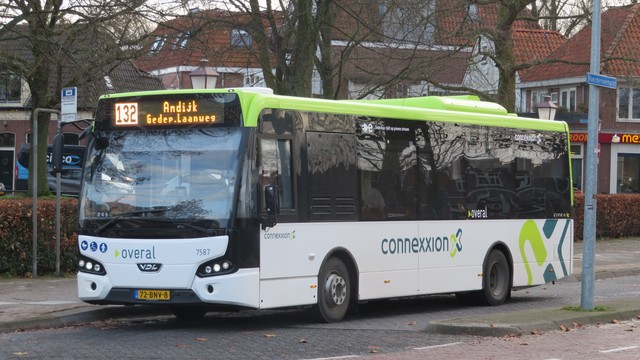 Foto van CXX VDL Citea LLE-99 Electric 7587 Midibus door TreinspotterUtrecht