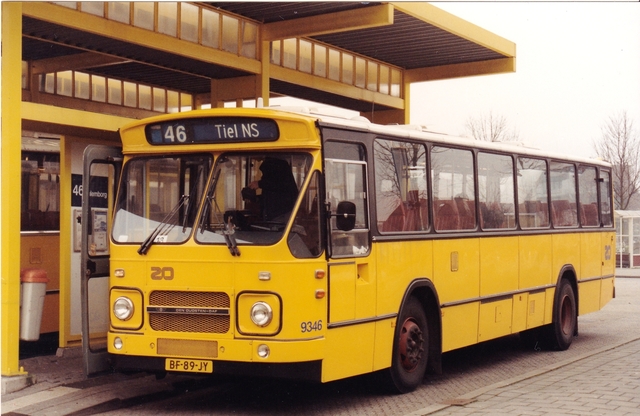 Foto van ZO DAF MB200 9346 Standaardbus door wyke2207