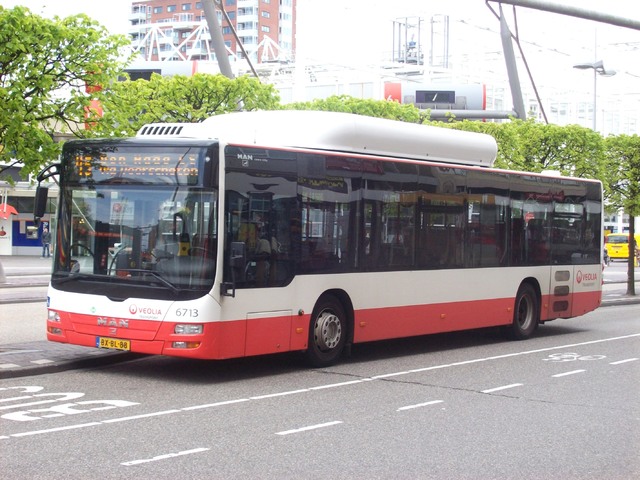 Foto van VEO MAN Lion's City CNG 6713 Standaardbus door wyke2207