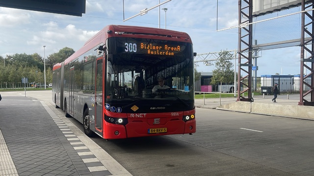 Foto van CXX Ebusco 2.2 (18mtr) 9814 Gelede bus door_gemaakt SteefAchterberg