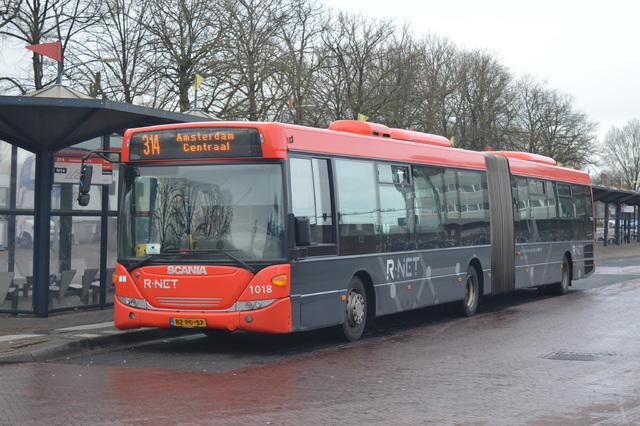 Foto van EBS Scania OmniLink G 1018 Gelede bus door wyke2207