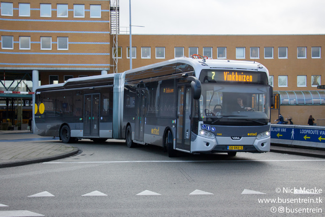Foto van QBZ VDL Citea SLFA-180 Electric 7053 Gelede bus door_gemaakt Busentrein