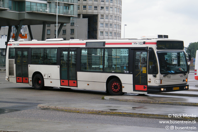 Foto van HTM Den Oudsten B96 102 Standaardbus door Busentrein